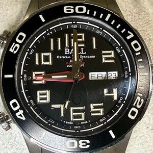 Ball Roadmaster Vanguard Black Dial & Bezel Automatic Day/ Date Watch